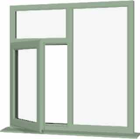 Chartwell Green UPVC Window Style 58