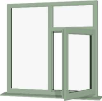 Chartwell Green UPVC Window Style 59