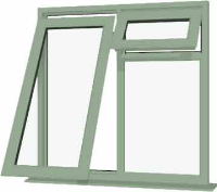 Chartwell Green UPVC Window Style 61