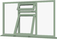 Chartwell Green UPVC Window Style 62