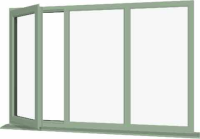 Chartwell Green UPVC Window Style 63