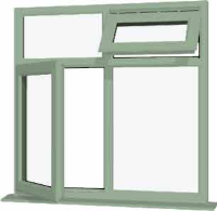 Chartwell Green UPVC Window Style 67