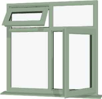 Chartwell Green UPVC Window Style 68