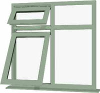 Chartwell Green UPVC Window Style 71