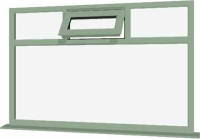 Chartwell Green UPVC Window Style 76