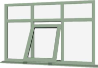 Chartwell Green UPVC Window Style 83