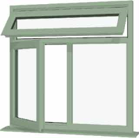 Chartwell Green UPVC Window Style 85