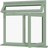 Chartwell Green UPVC Window Style 86