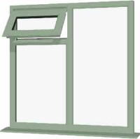 Chartwell Green UPVC Window Style 90