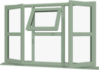 Chartwell Green UPVC Window Style 122