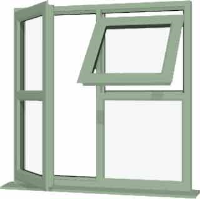 Chartwell Green UPVC Window Style 124