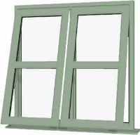 Chartwell Green UPVC Window Style 133