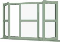 Chartwell Green UPVC Window Style 164