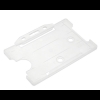 Clear Open Faced Rigid Card Holders 