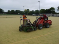 Deep Cleaning Process Artificial Grass Sports Surfaces