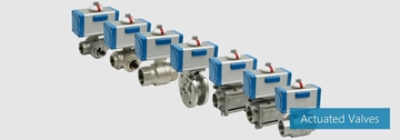 Actuated Valves For Commercial Applications