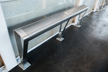 Stainless Steel Standup Perch Bench