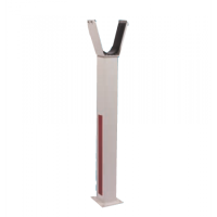 Elka fixed support for barriers ES50 to ES80 with electro-magnet and adjustable height