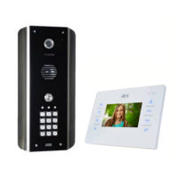 AES Styluscom-ABK architectural smart video intercom system with keypad and monitor