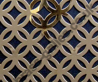 Polished Brass Grille Inner Circular Perforated Sheet