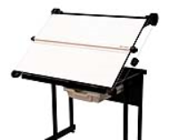 Lift Up Drawing Desk With Instrument Drawer