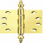 Ball Race Brass Finial Projection Hinges