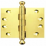 Brass Finial Projection Hinges