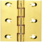 Double Phosphor Bronze Washered Brass Butt and Projection Hinges