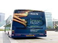 Advertising Graphic Wraps For Buses