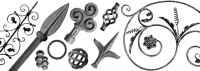 Decorative Wrought Ironwork Components