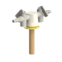 Brownall Two Way Straight Drop Lever Gas Tap - OUT OF STOCK