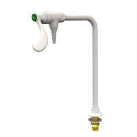 Single Cold Water Lab Tap, Wrist Action Handle