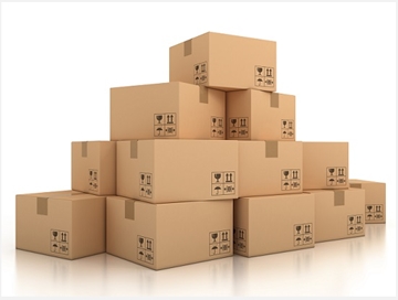 cardboard boxes in Bedford
