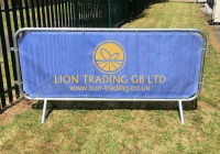 Branded Crowd Barrier Nets