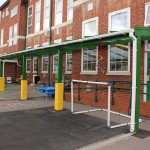 Waterproof Polycarbonate Free Standing Canopies For Schools