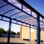 Aluminium Roof Canopy Walkways For Schools