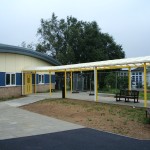 Outdoor Roofed Canopy Walkway For Care Homes