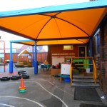 High Quality Aluminium Framed Canopy with Tensile Membrane Roof For Nurseries