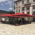 Large Aluminium Framed Parasols For Garden Shade