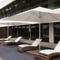 High Quality Jumbo Aluminium Framed Umbrellas For Hotels