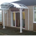 Doorway and Walkway Canopies For Office Buildings