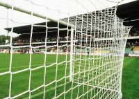 Horizontal Coloured Striped Football Nets