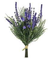 Artificial Lavender Bundle - 27cm, Purple