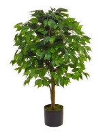 Artificial Silk Ficus Tree - 180cm, Green