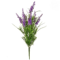 Artificial Grass Mix Plant FR - 44cm, Purple