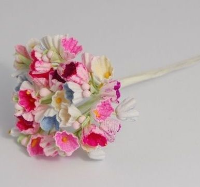 Artificial Silk Forget me Not - Multi Coloured, 11.5cm