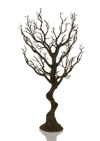 Artificial Manzanita Tree - 75cm, Rose Gold
