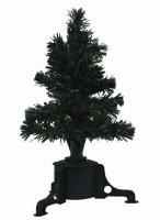 Artificial LED Fibre Optic Christmas Tree - 45cm, Multi Colour