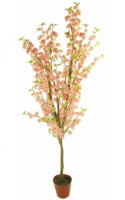 Artificial Silk Cherry Blossom Tree - 180cm, Pink