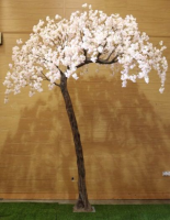 Artificial Curved Tree 3.2m - Weeping Cherry Blossom Branch White